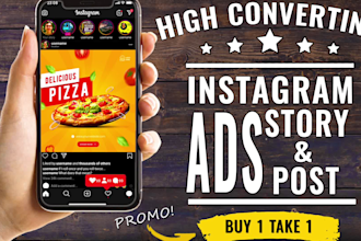 design awesome instagram posts, ads, story