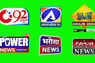 create a 3d animated logo for youtube, news channels, podcasts, and business