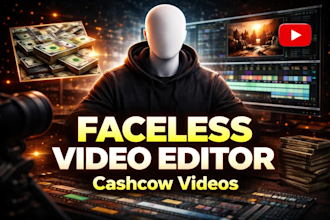 edit faceless youtube cashcow videos
