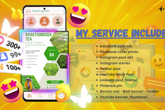 design captivating facebook ads and social media posts
