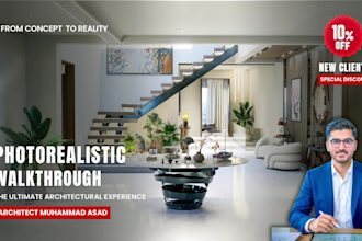 do professional architectural rendering and interior design in sketchup