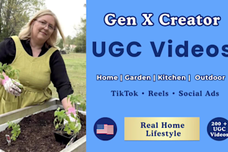 create ugc for your product or service on tiktok, instagram and social media