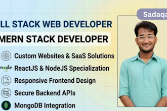 make mern stack website by reactjs nodejs