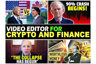 make youtube crypto and finance video professionally