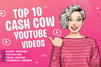 make youtube top 10 videos with human voiceover