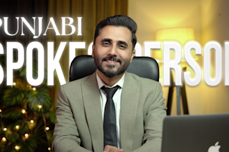 be your professional punjabi spokesperson for ads and promotions