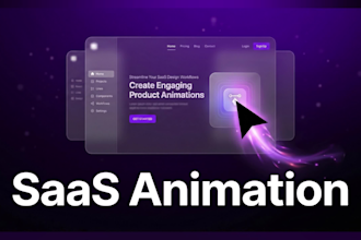 create saas explainer video, saas animations motion graphics saas animated video