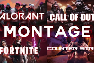 edit a minimal or overedited montage for any fps video game
