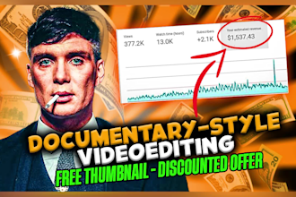edit documentary style video editing like james jani, magnatesmedia and vox