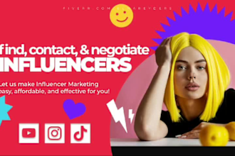 find, contact, and negotiate with instagram influencers