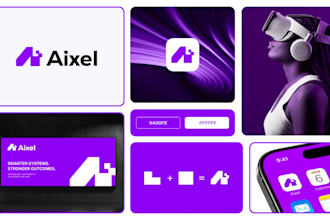 do modern logo design, brand identity full branding kit