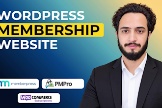 build functional wordpress membership website