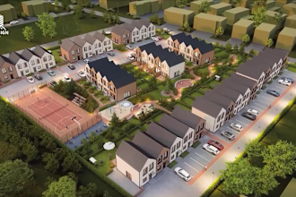 develop model animate masterplan 2d 3d site plan residential community render