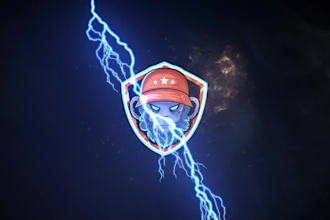 do unique animated logo intro video