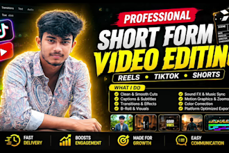 professionally edit your raw footage and youtube videos
