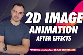 animate your 2d image, character, art and loop it