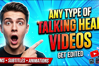 do pro youtube talking head video