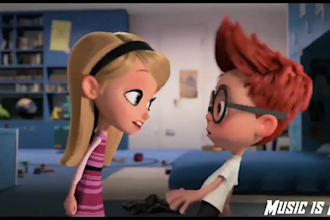 2d music video, 2d character, 2d cartoon animation, 2d animation, japanese style