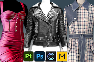 create realistic 3d clothing designs using clo3d ,marvelous