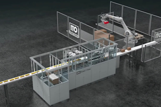 do 3d factory automation packaging line animation 3d robotic industrial machine