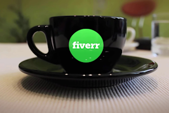 do a elegant coffee logo reveal video for you