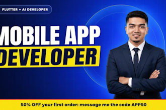 do mobile app development, ai chatbot app with chatgpt,ai app, flutter developer
