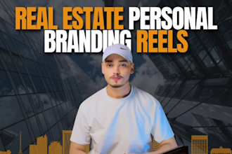 be your video editor for real estate personal branding reels