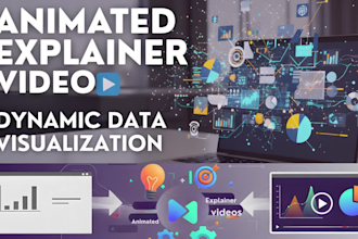 create dynamic data visualization and chart animations