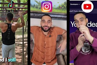 do dynamic ugc videos in english or spanish for tiktok, instagram, youtube