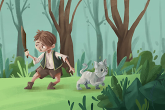 draw children book illustration
