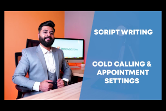 create a custom cold call or telemarketing script