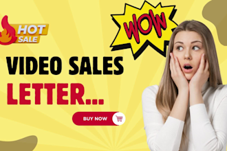 create video sales letter, vsl by using stock footages