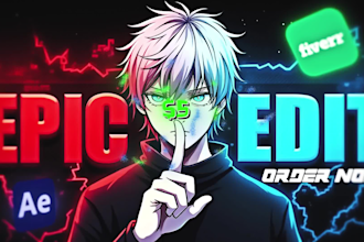 make insane anime music video or amv edit