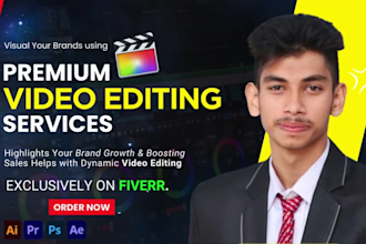 do professional video editing youtube, travel, gaming video