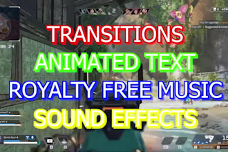 edit youtube gaming video, fortnite, cod, gta, minecraft, rocket league, etc
