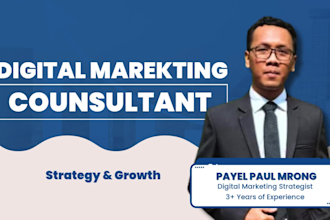 be your digital marketing consultant for strategy and growth