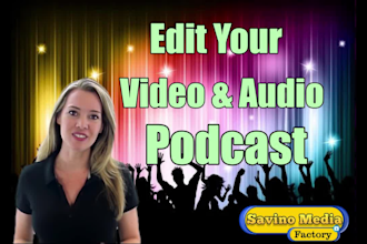 professionally edit your video project, or podcasts