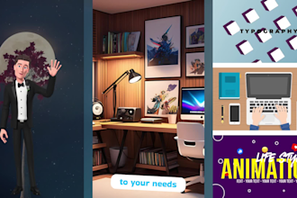 create a 2d or 3d animated explainer video