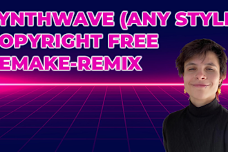 professionally compose exclusive synthwave, darkwave music