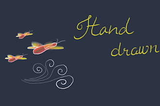 create custom hand drawn animation for a one of a kind video