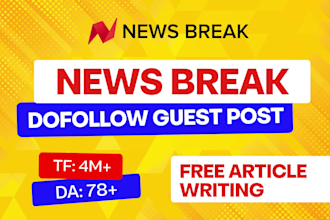 publish article and guest post on newsbreak
