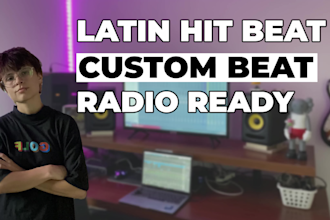 professionally produce your reggaeton and latin pop track