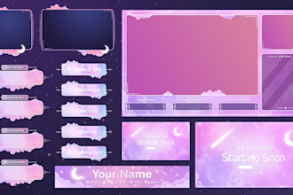 create custom animated overlays and alerts for streamers