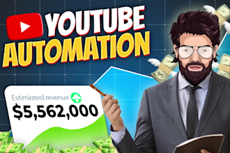 manage, edit viral faceless youtube video and automate your cash cow channel
