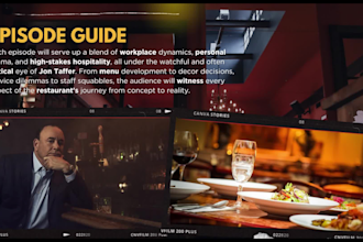 create a premium pitch deck for your film or TV show concept in 24 hours