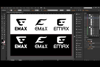 draw 3 pencil sketch and after you approve i design the logo