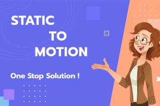 create awesome looking motion graphics from your static images or video