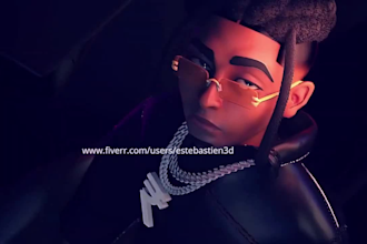 do 3d character animation, 3d kids cartoon animation, 3d animated music video