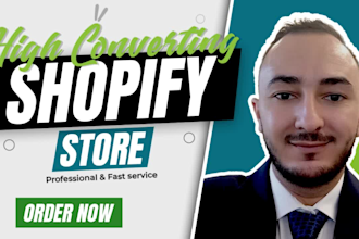 create a high converting shopify store for dropshipping and passive income