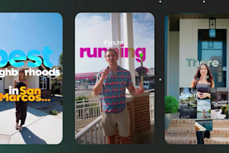 edit trendy real estate reels and cinematic property videos